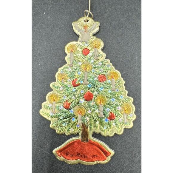 Rare 1996 Hallmark Hall Family Christmas Tree Ornament Don & Adele -6D - Picture 2 of 6
